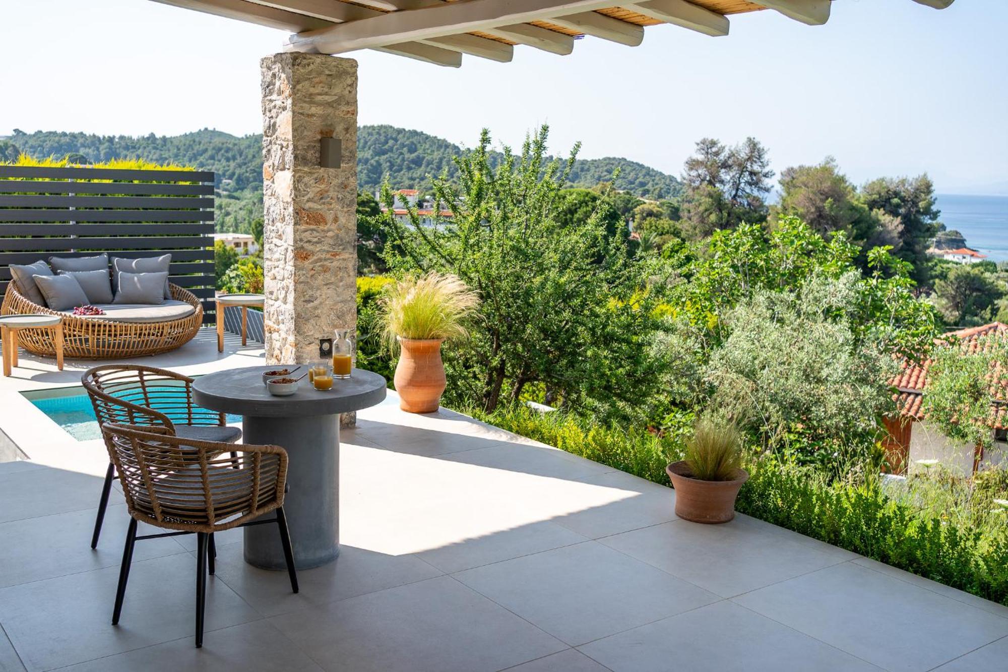 Stone Build Suite With Private Pool Kolios Exterior foto